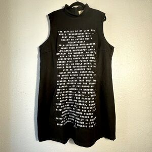 Fashion Brand Company Dr. Evil Speech Mini Dress - 2X